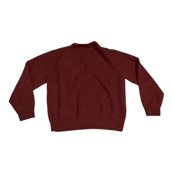 Weatherproof Merino Wool Sweater XL Women Maroon - Picture 5 of 5